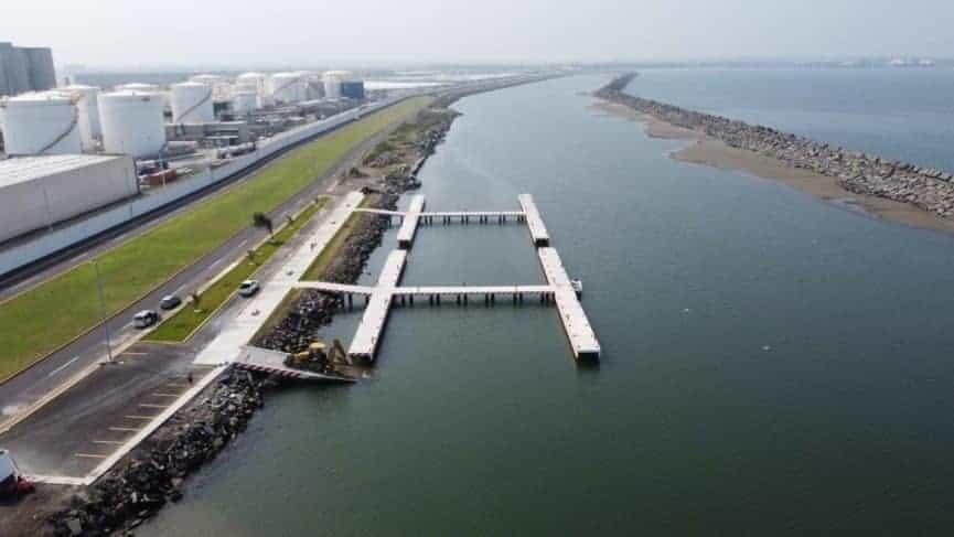 Nuevo muelle de pescadores en Playa Norte en Veracruz tendrá capacidad para 94 embarcaciones