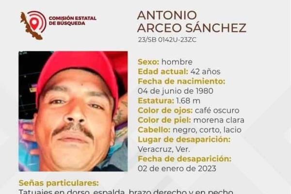 Antonio desapareció en calles de Veracruz; urge localizarlo
