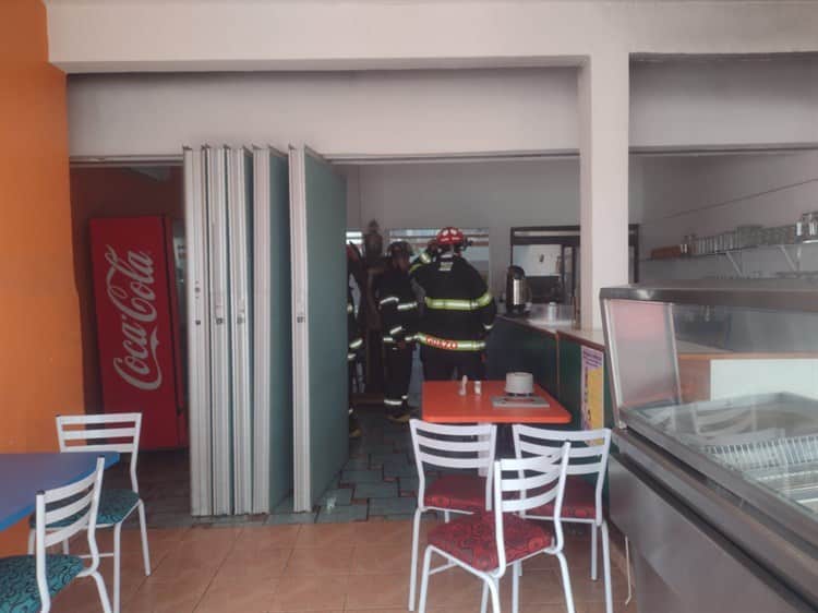 Se registra conato de incendio en restaurante de Veracruz