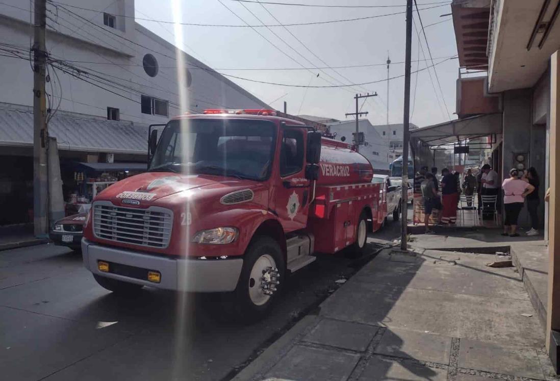 Se registra conato de incendio en restaurante de Veracruz