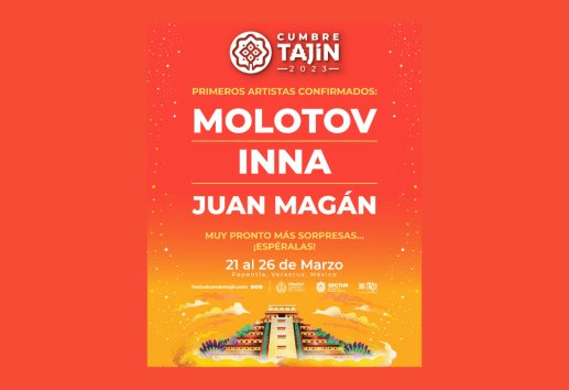 ¡Confirmado! Molotov, Inna y Juan Magán estarán en Cumbre Tajín 2023