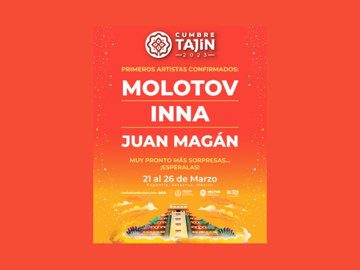 Molotov, Inna y Juan Magán, primeros artistas confirmados de Cumbre Tajín 2023