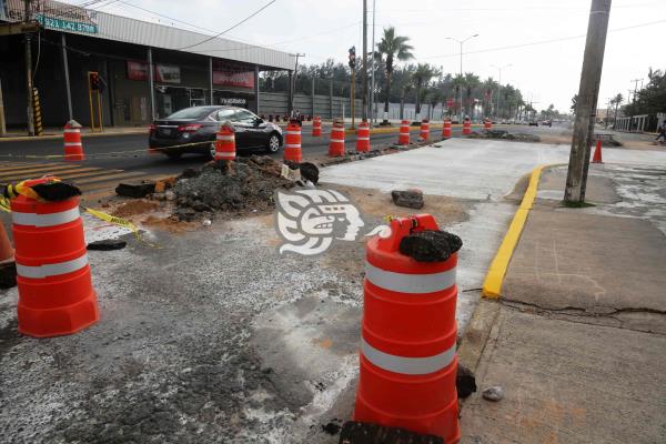 Concluyen pavimentación tramo de Colón y Universidad Veracruzana