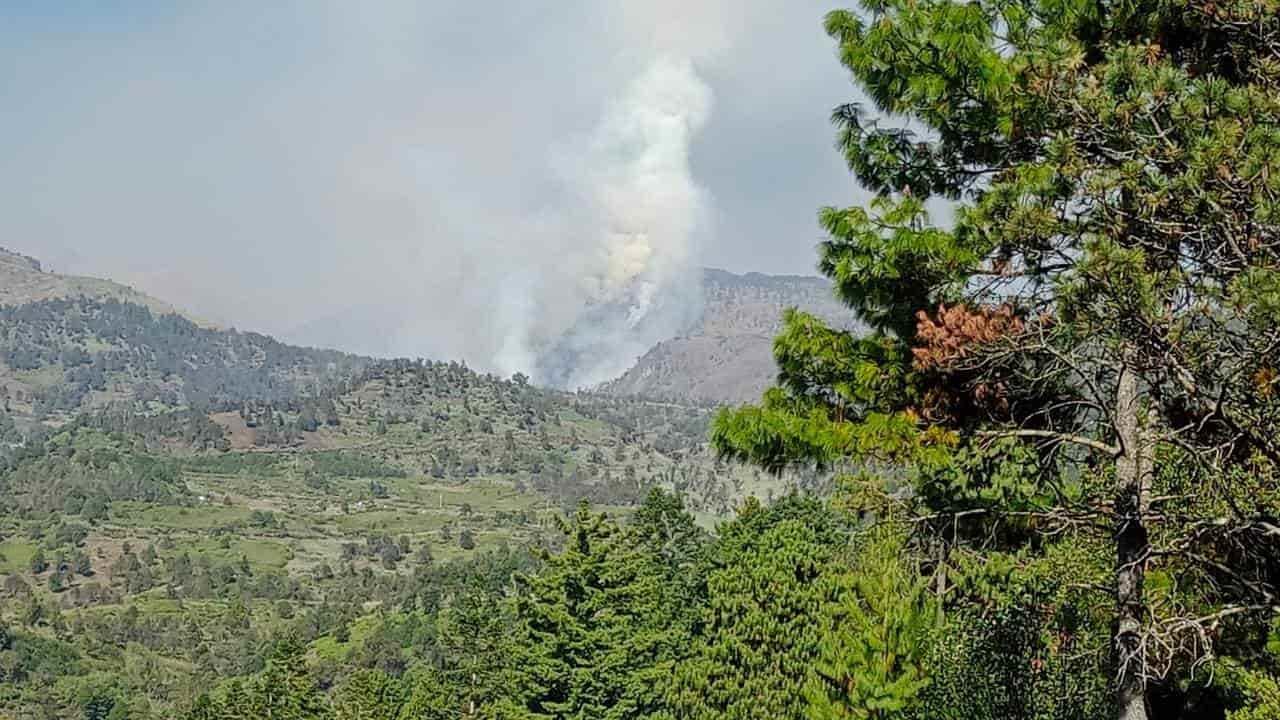 Avanza control de incendio en el Pico de Orizaba