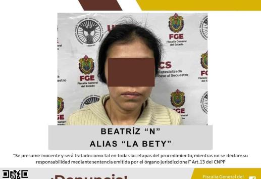 Detienen en Tlaxcala a presunta secuestradora; operaba en Xico y Actopan