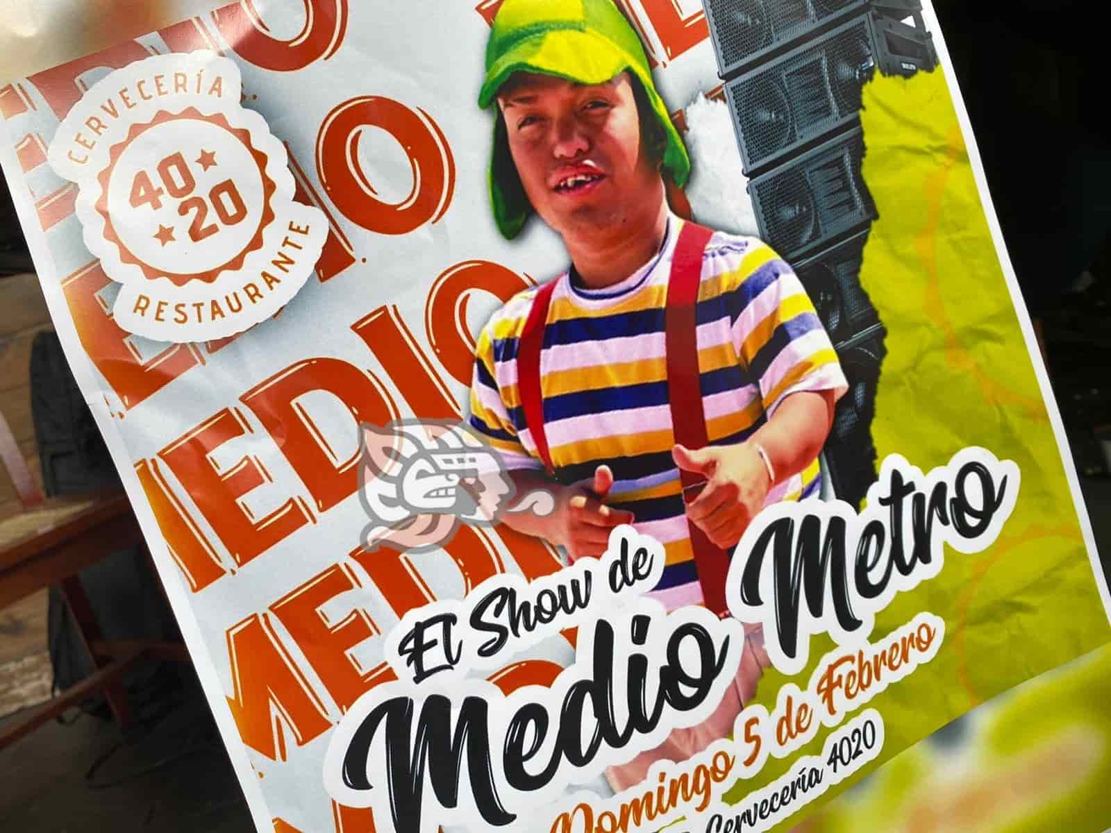 ¡En Veracruz! ‘Medio Metro’ se presentará con su show