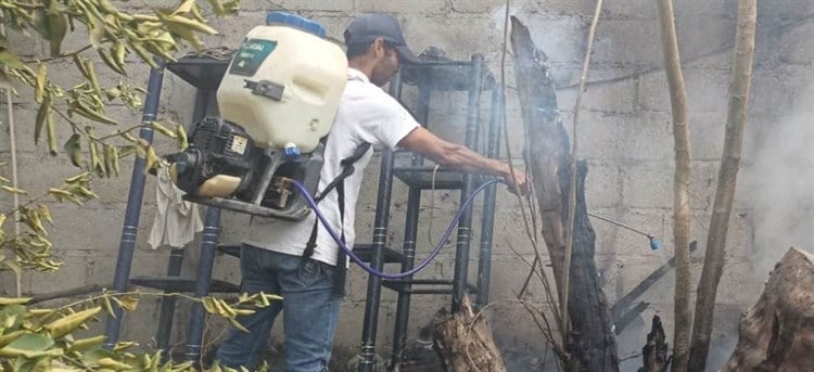 Se incendia casa en Cempoala originado por una lavadora