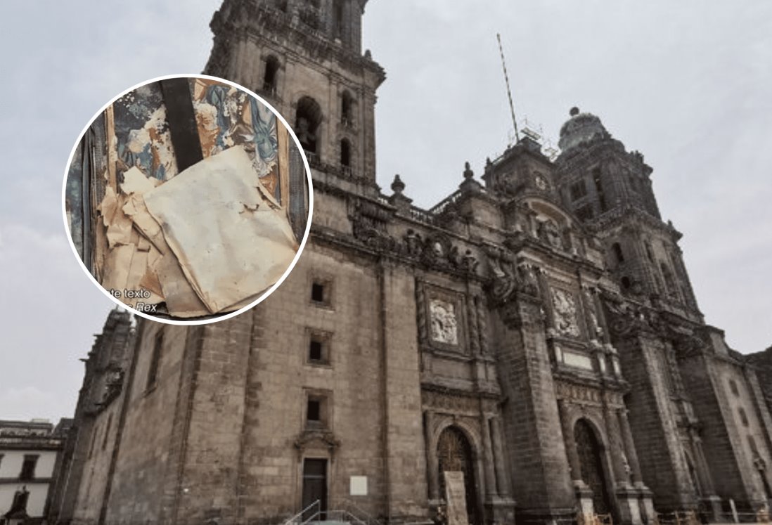 Encuentran reliquias en la cúpula de la catedral de la CDMX (+Video)