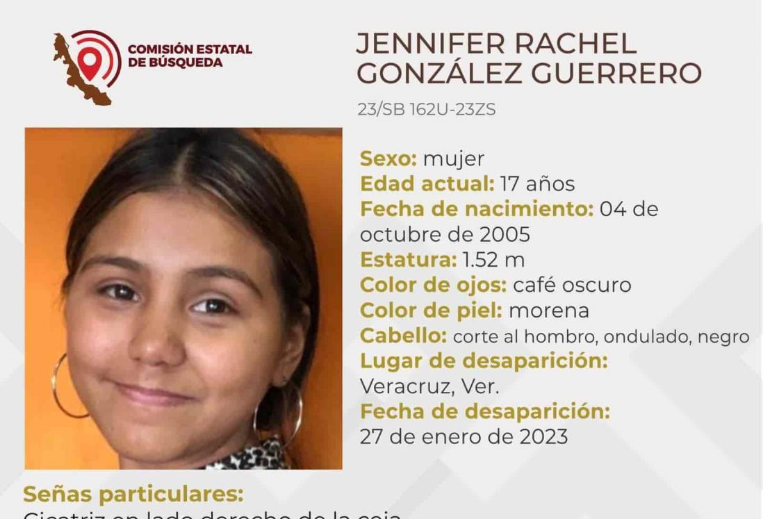 Buscan a jovencita que desapareció en Veracruz