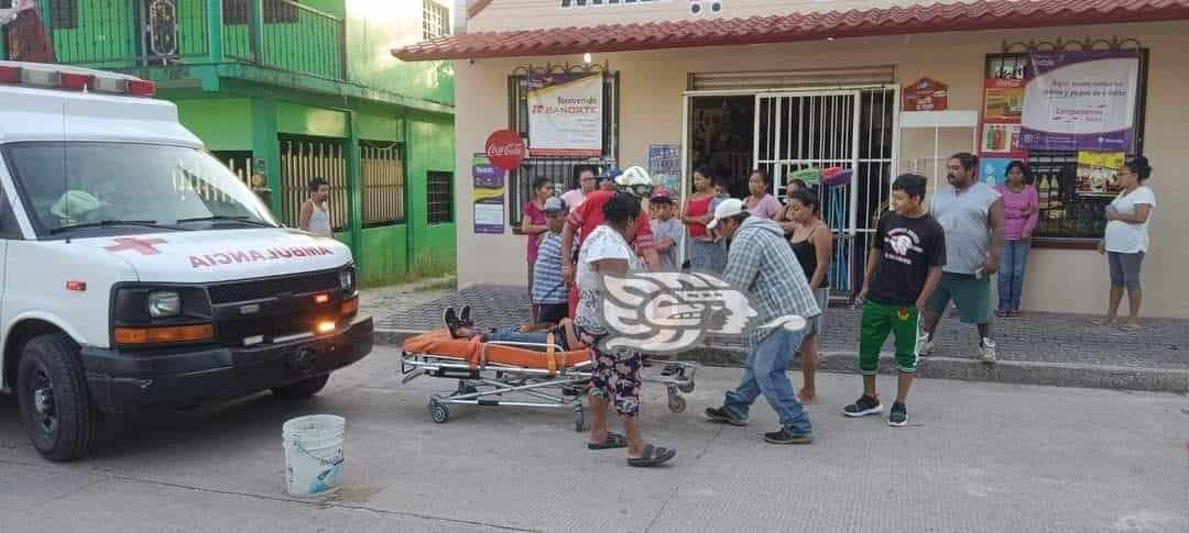 Se incrementan accidentes en motocicleta en Las Choapas