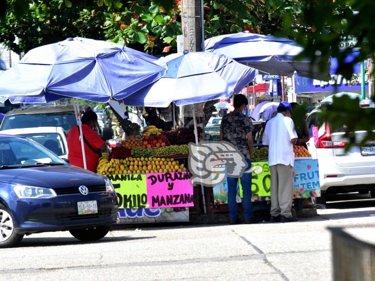 Carretilleros vuelven a obstruir paso de transeúntes en el Centro