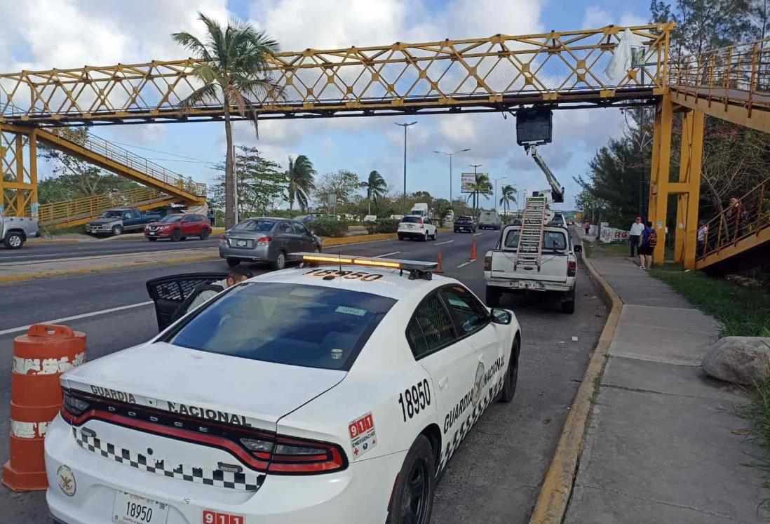 SSP reinstala cámaras de videovigilancia en la carretera Veracruz – Xalapa