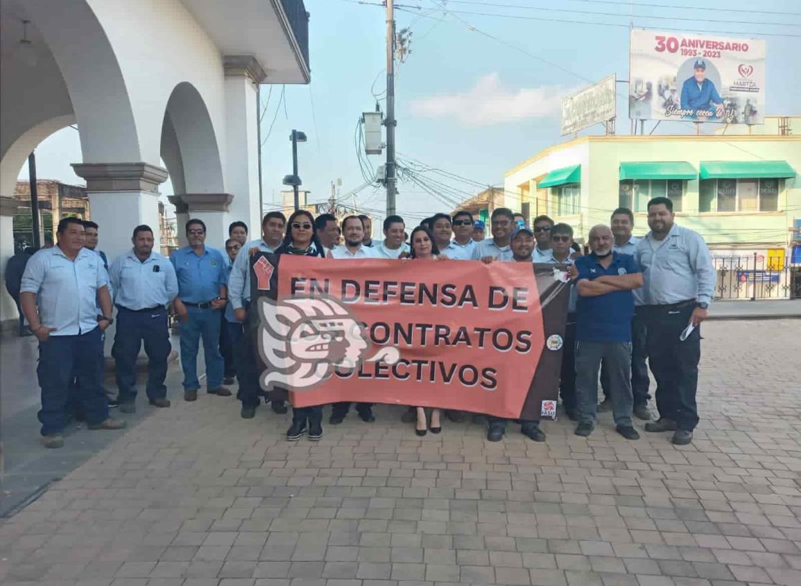 Se une telefonistas de Acayucan a movimiento nacional para exigir derechos laborales