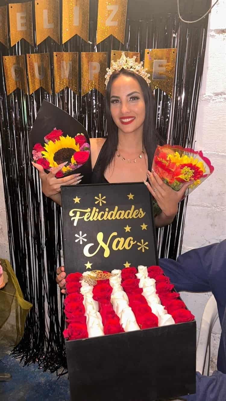 La Miss Earth Veracruz 2024 Naomy Cámara Ortiz celebra cumpleaños