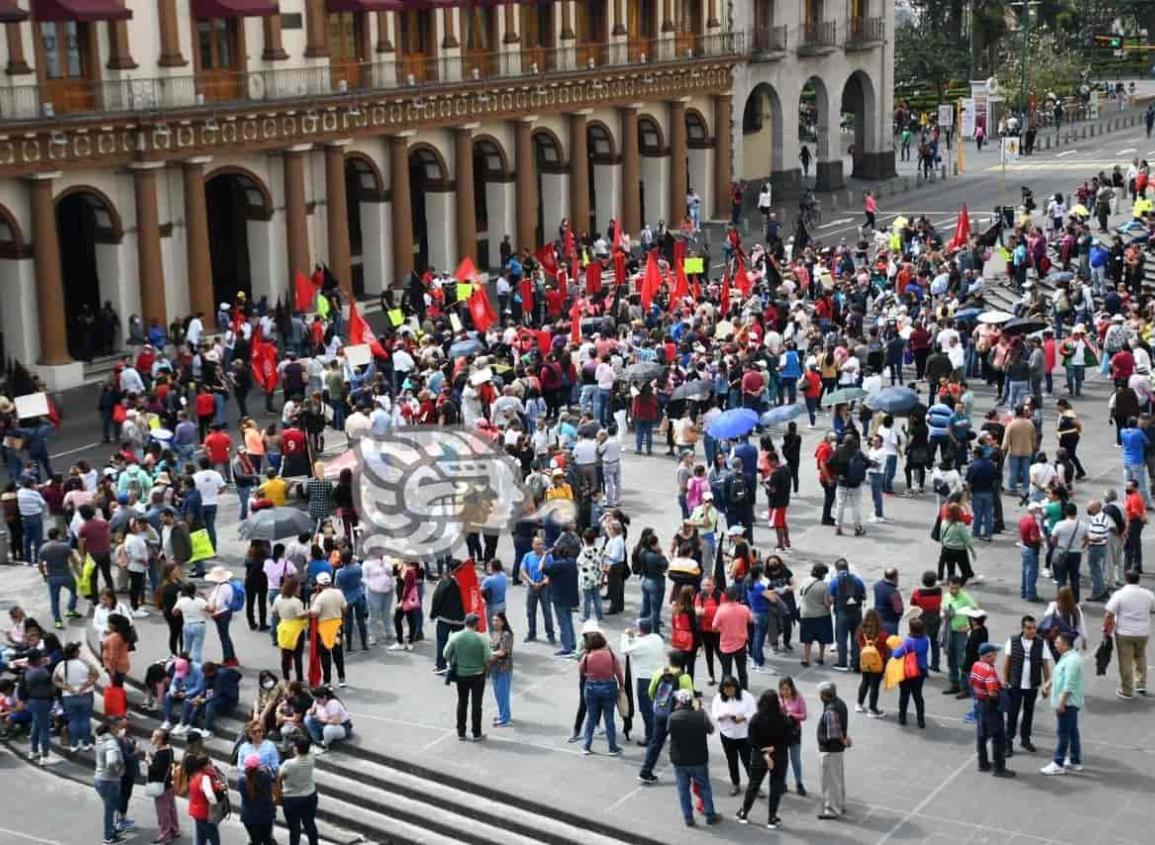 En Xalapa amaga SETSUV con huelga, insiste con incremento del 20 % (+Video)