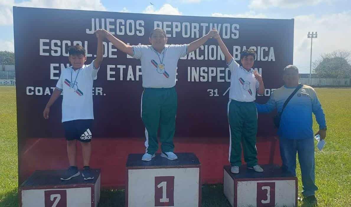 Atletas de Jáltipan avanzan en los Juegos Deportivos de la Educación Básica