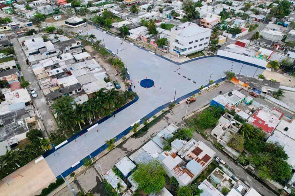 Supervisa el alcalde de Boca del Río trabajos de rehabilitación del parque Dren B