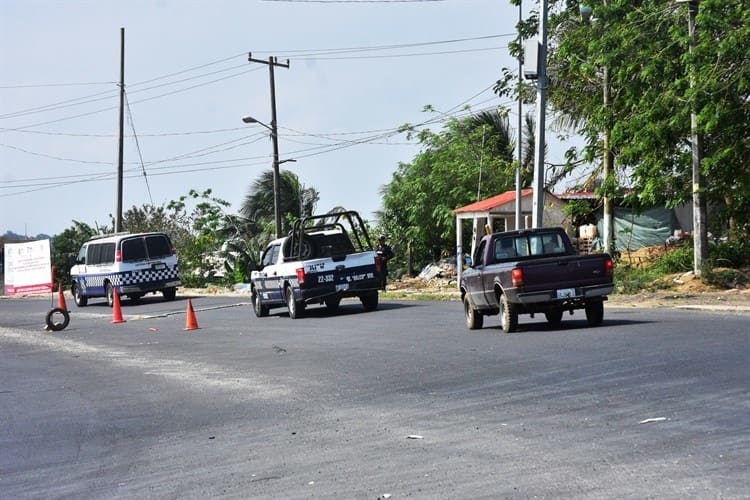 ¡Misión cumplida! reinstalan a policías en retén del poniente de Coatzacoalcos