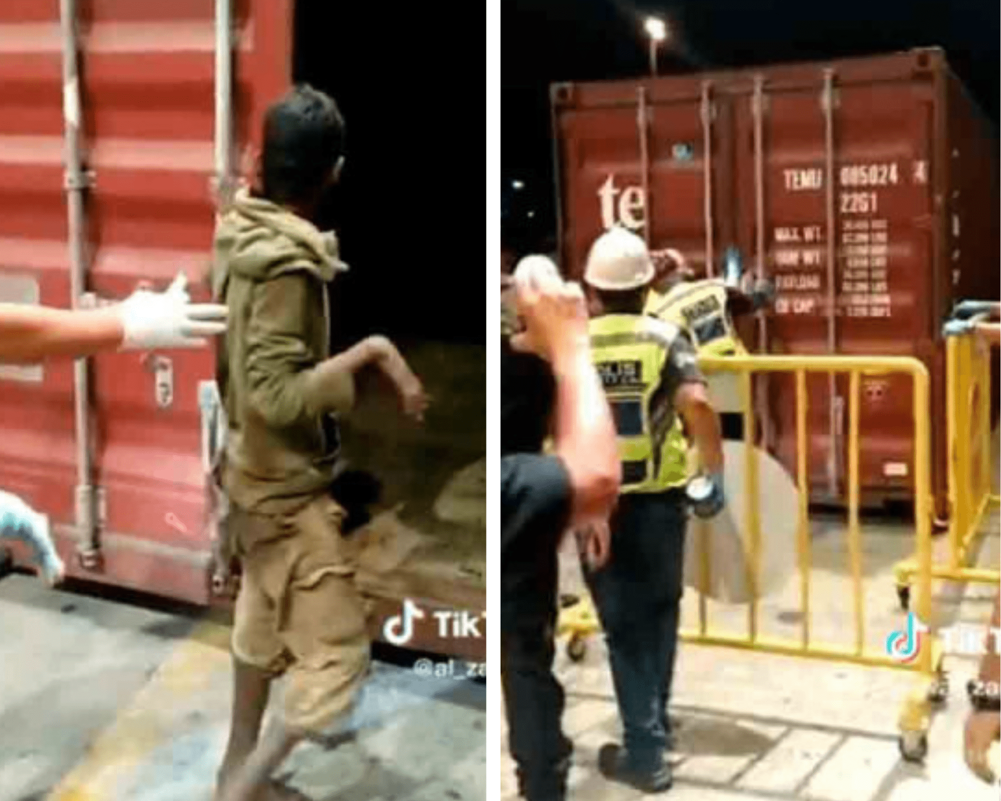 ¡Como de película! Niño se esconde de sus amigos en contenedor, se duerme y aparece en otro país(+Video)