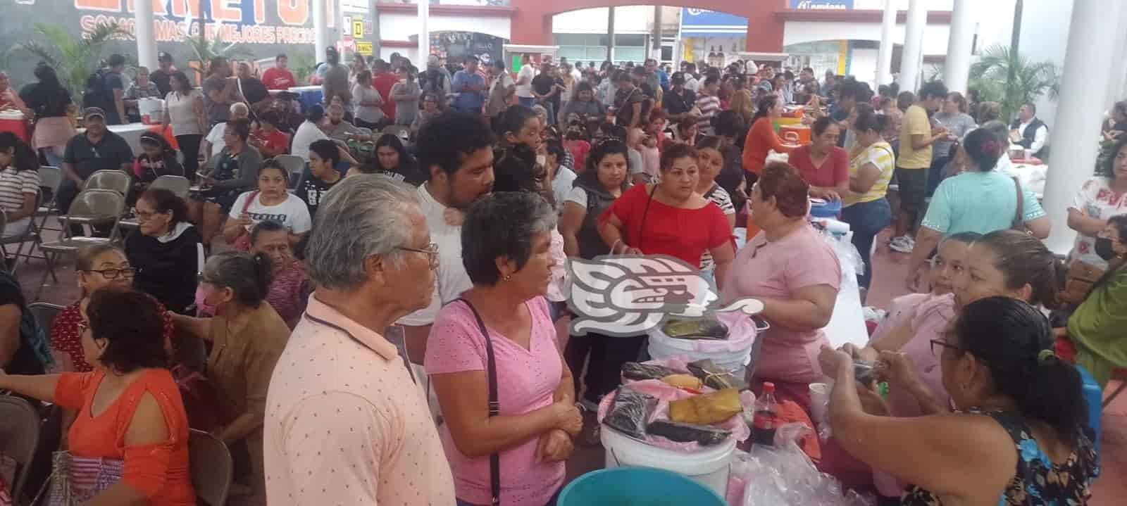 Con tamaliza celebran a la Candelaria en Agua Dulce(+Video)