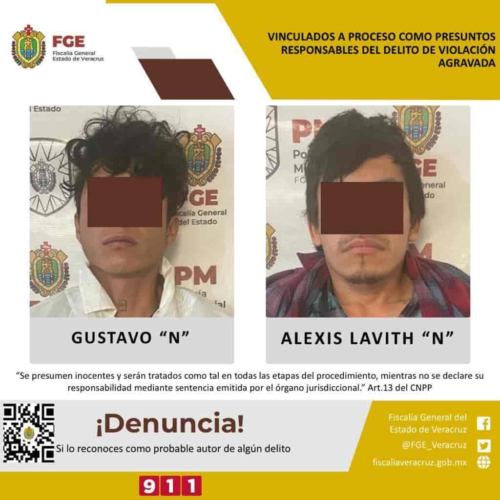 Se les acusa de violar a dos maestras en Veracruz; los vinculan a proceso