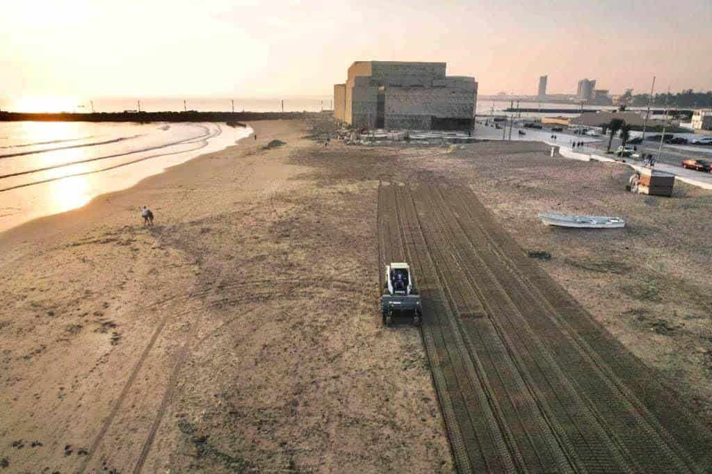 Garantizan playas limpias en Boca del Río