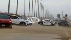 Arenero dificulta circulación en el Malecón de Coatzacoalcos (+Video)