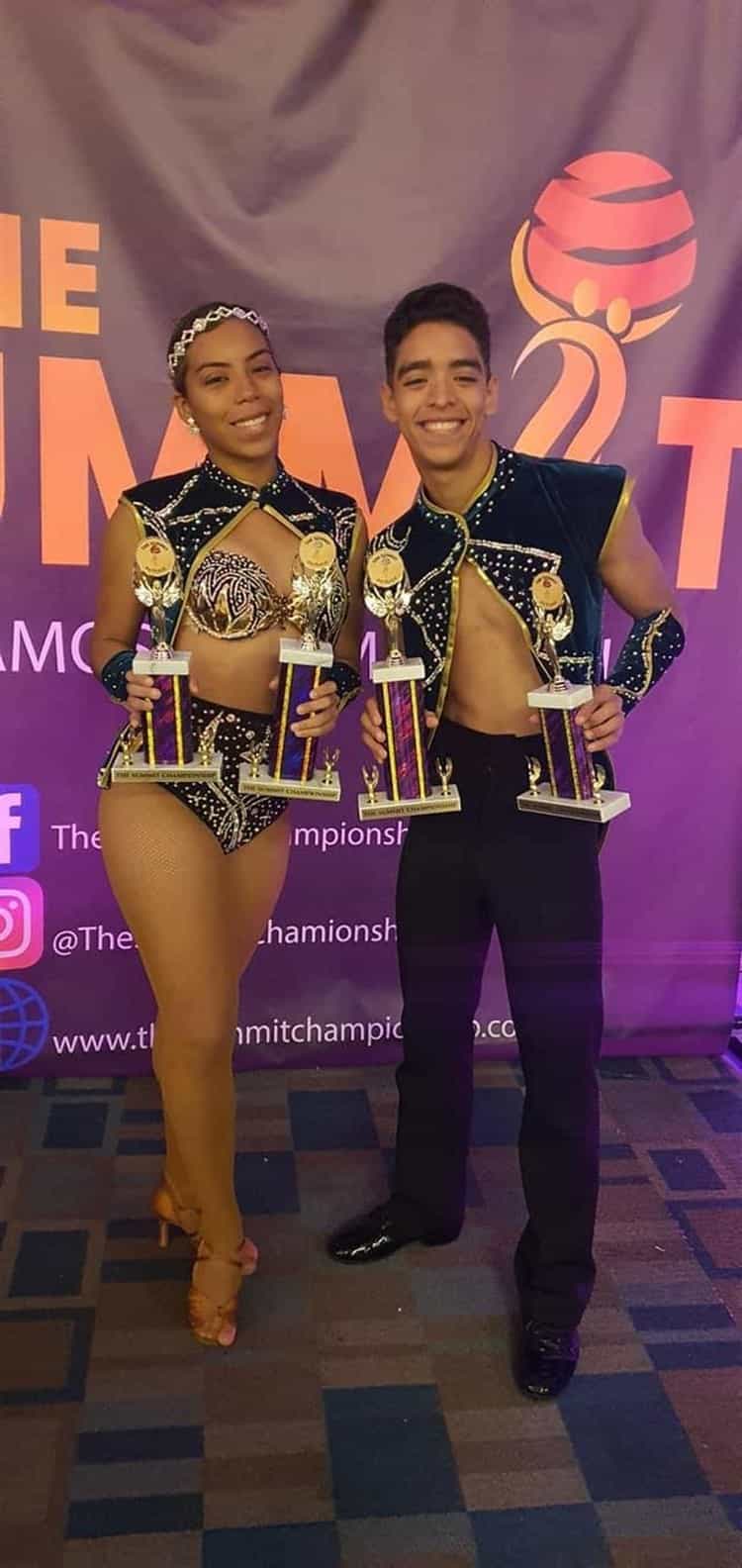 Kemish Aquino, Pamela Aquino y Valeria León ganan campeonato mundial de salsa