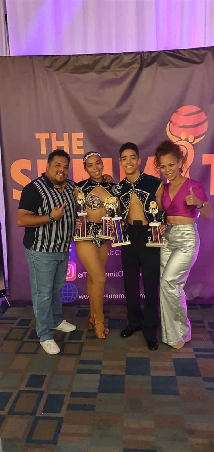 Kemish Aquino, Pamela Aquino y Valeria León ganan campeonato mundial de salsa