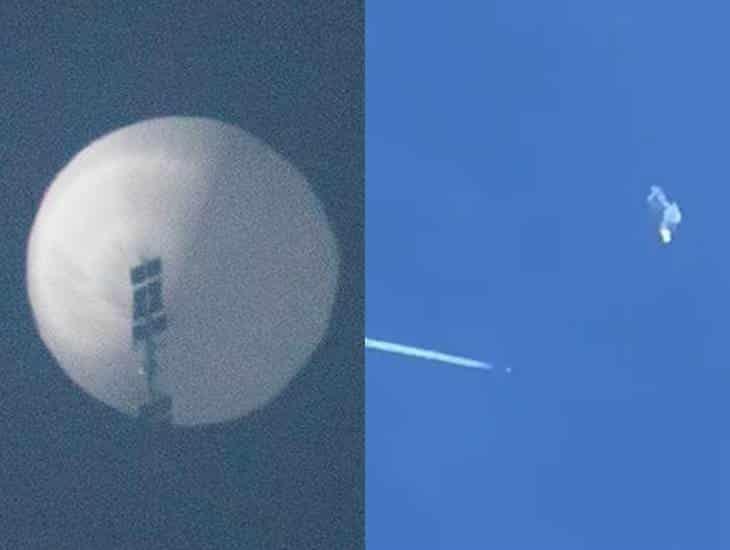 Cae globo espía chino; EE. UU. usó aviones de combate