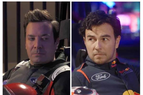 ¡Tiemblan en Red Bull! Jimmy Fallon derrota a Checo Pérez (+Video)