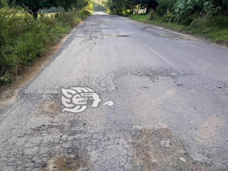 Deterioro de carreteras en Misantla, por pereza de autoridades