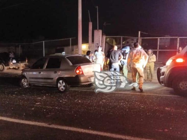 Choque de autos frente al 63 Batallón de Infantería El Lencero deja 4 heridos