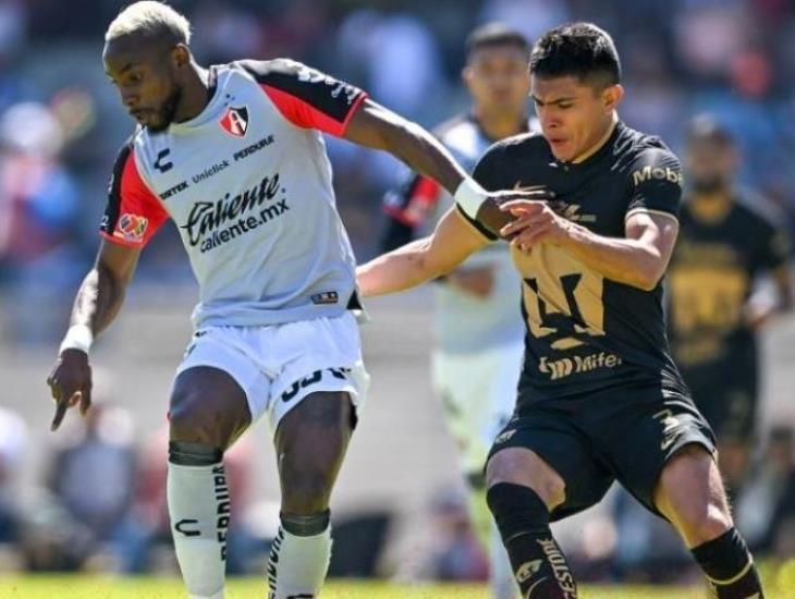 Atlas y Pumas empatan en partido de Jornada 5