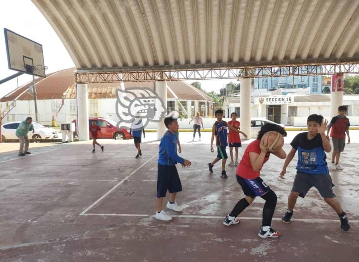 Llevaron a cabo torneo de convivencia de basquetbol