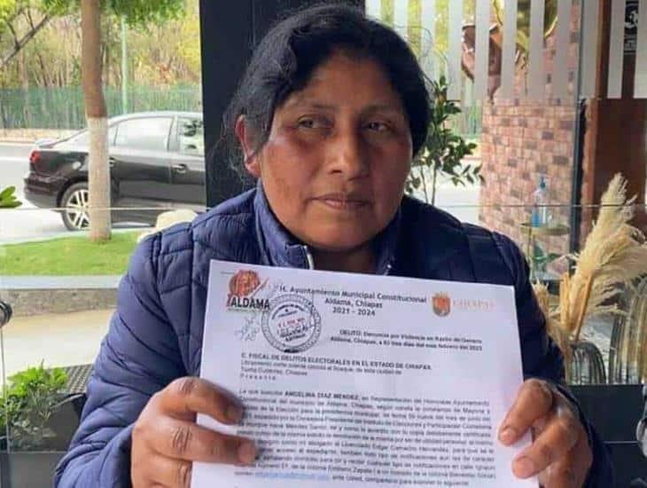 Renuncia alcaldesa de Aldama, Chiapas, tras amenazas de violación y muerte