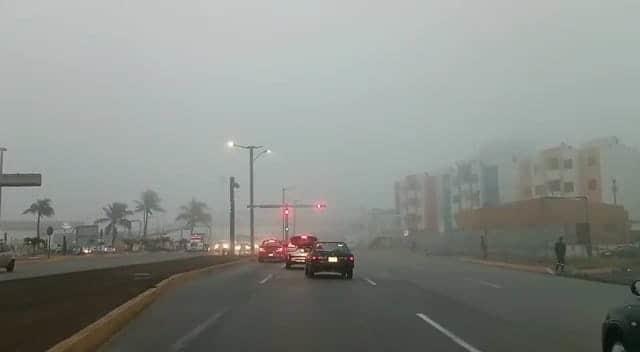 ¡Precaución! Banco de niebla cubre Veracruz, Boca del Río y Medellín (+Video)