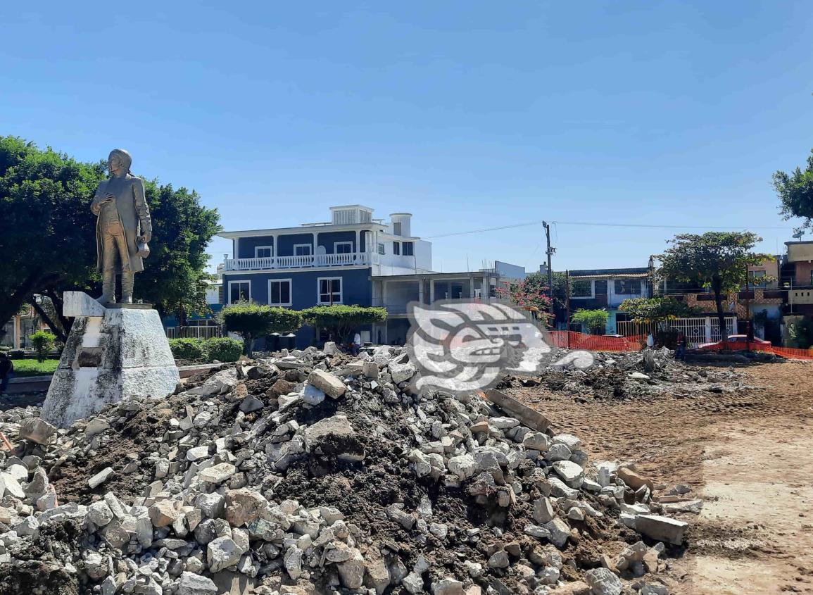 Bustos y monumentos de Agua Dulce serán restaurados para nueva plaza