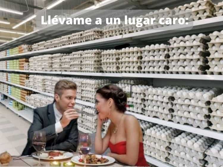 El precio de los huevos por las nubes: Internet se llena de memes