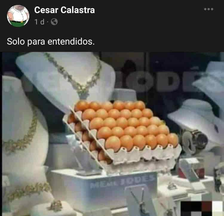 El precio de los huevos por las nubes: Internet se llena de memes