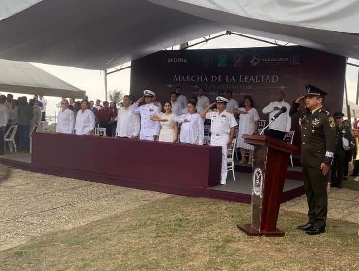 Conmemoran en el sur de Veracruz el 110 aniversario de la Marcha de la Lealtad (+Video)