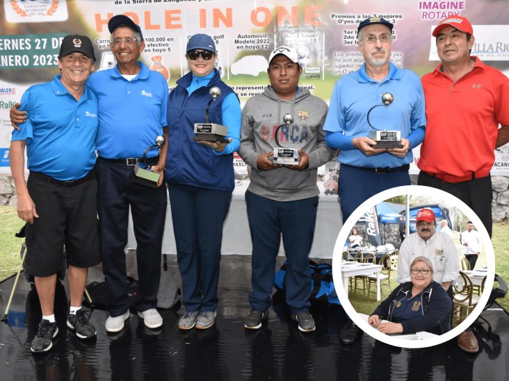Realizan Torneo de Golf Centenario del Club Rotario Veracruz