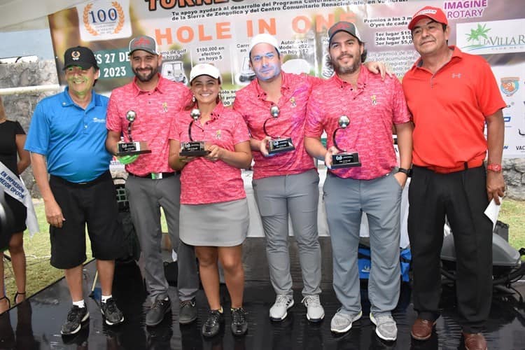 Realizan Torneo de Golf Centenario del Club Rotario Veracruz