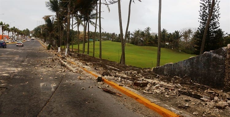 Coatzacoalcos sufre afectaciones por paso del FF 31, reportan caída de árboles, cableado y láminas