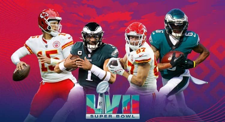 Listo duelazo de Jefes y Águilas por el título del Súper Bowl