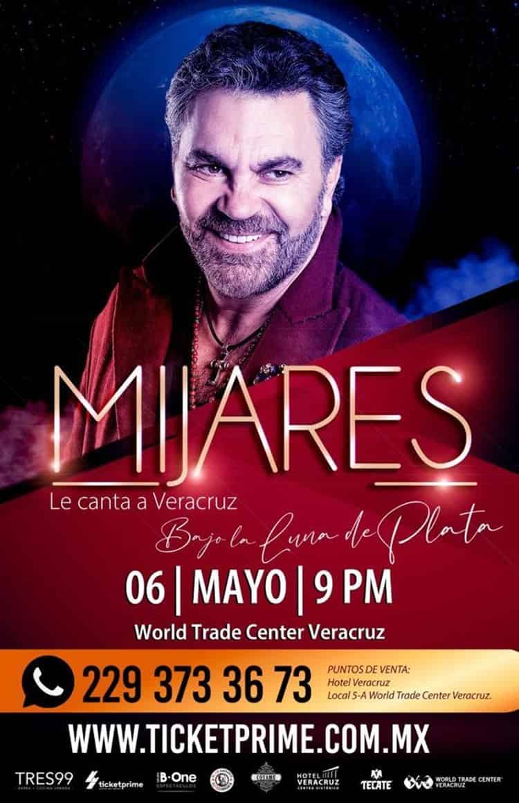 Mijares vuelve a Veracruz con show ‘Bajo la luna de plata’