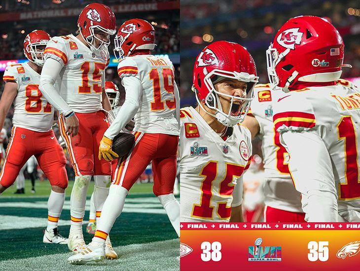 Jefes de Kansas City son campeones del Super Bowl LVII