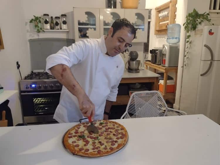 Pizzas artesanales del chef Pablo Durán, proyecto que crece paso a paso