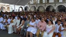 Se casan 646 parejas en bodas colectivas en Veracruz (+Video)