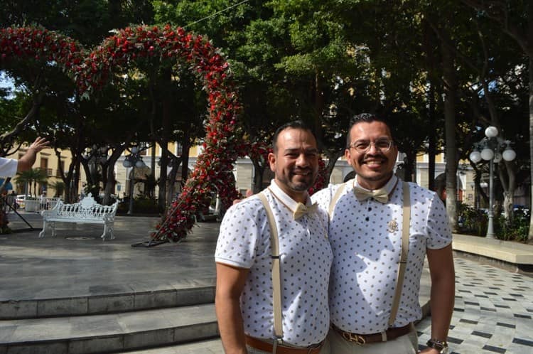 Nerviosos y emocionados Roberto y Andrés contrajeron matrimonio  el Día de San Valentín (+Video)